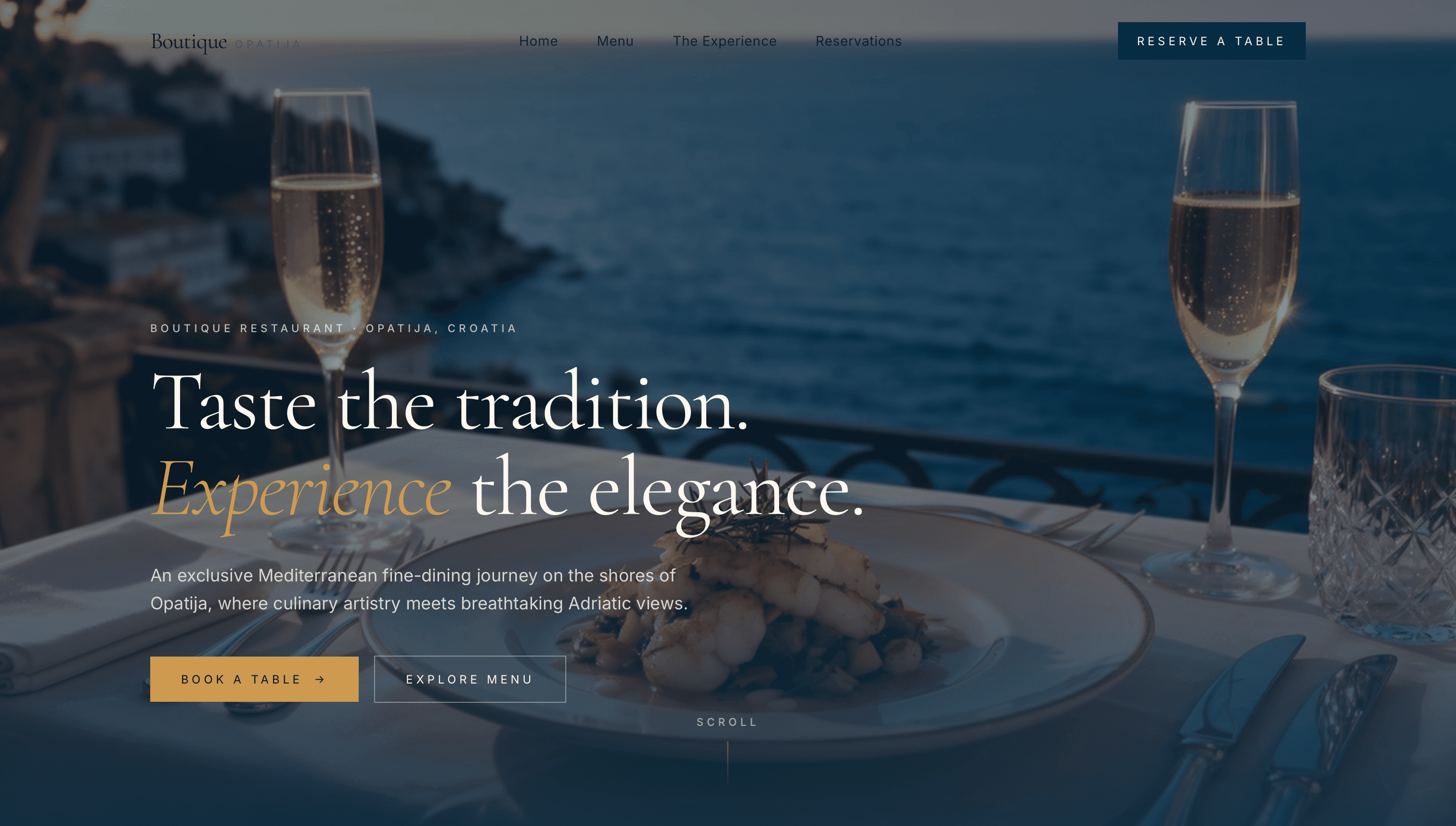 Boutique Restaurant Demo